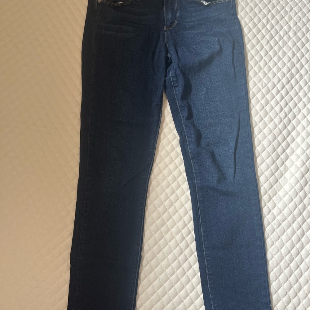 PAIGE Blue Straight Leg Jeans Classic Denim